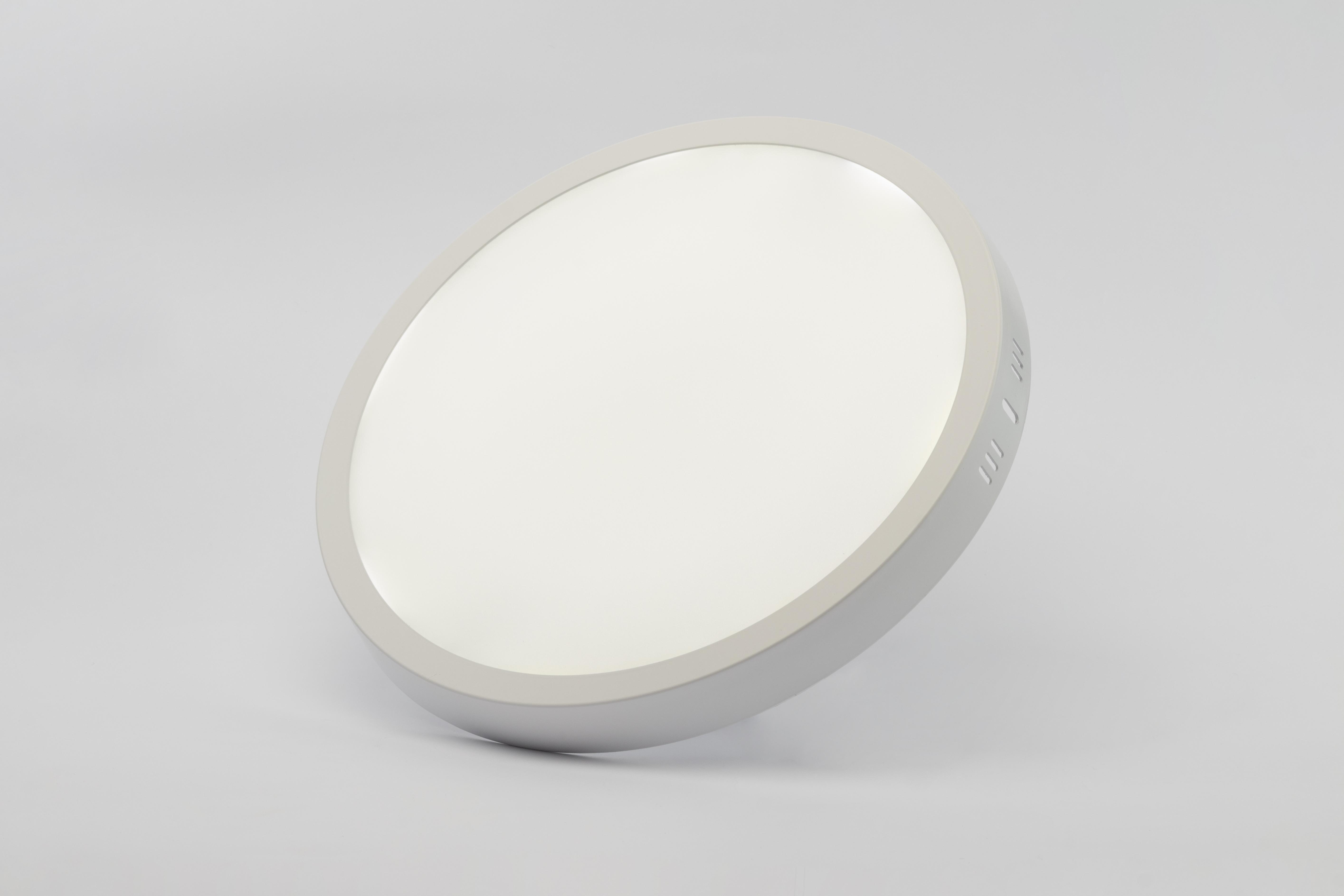Panel Sobrepuesto BioLed 24W, 3 tiempos, redondo